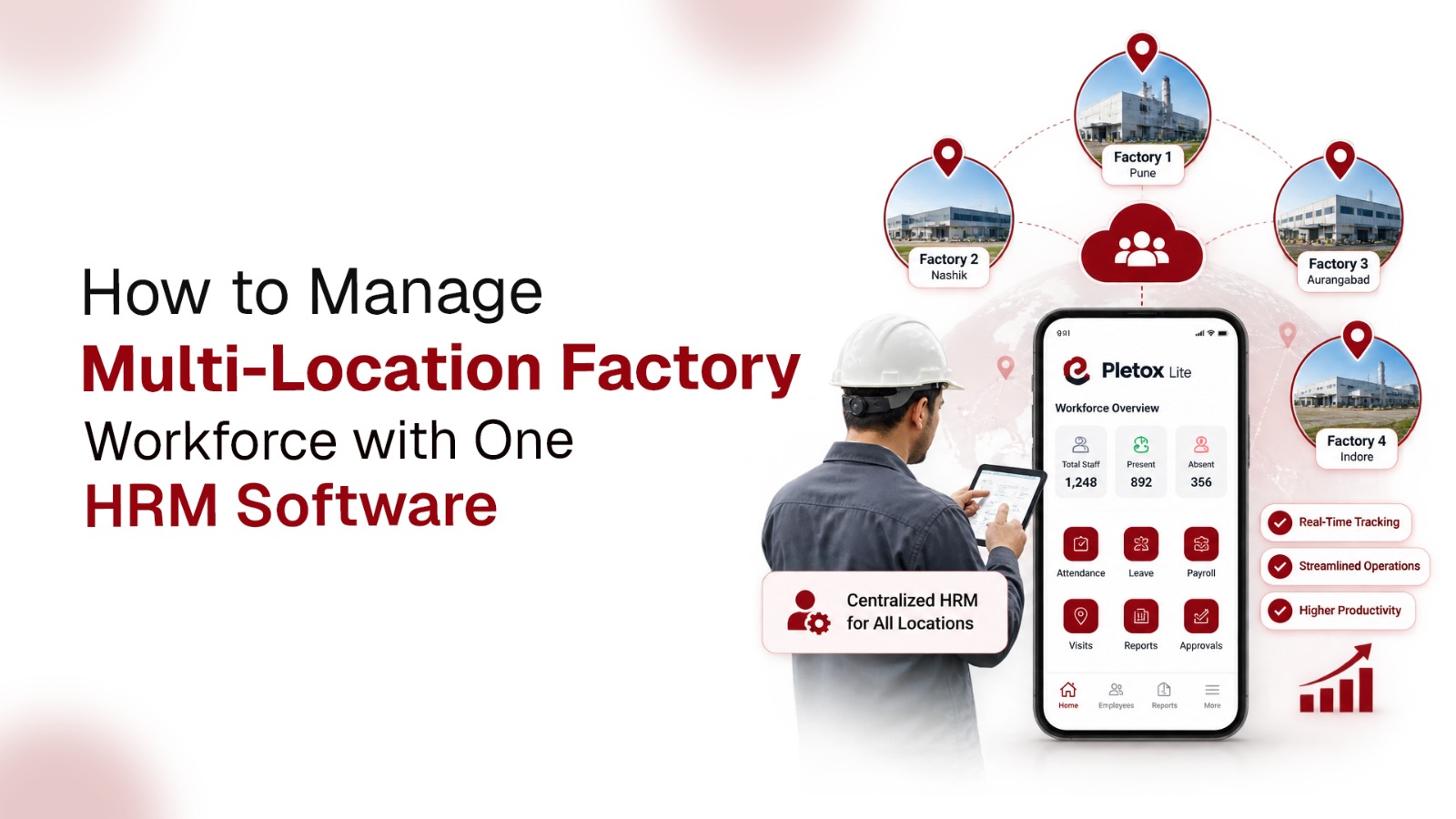How to Manage Multi-Location Factory Workforce with One HRMS